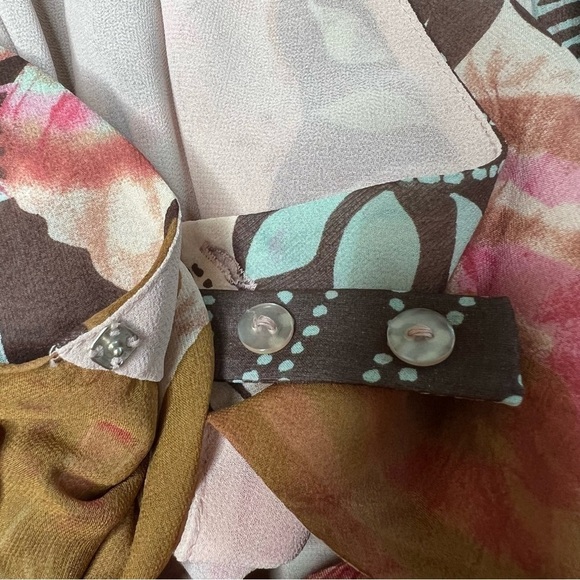 LAFAYETTE 148 NEW YORK Floral Silk Sleeveless Wrap Top And Skirt Size 10… - Picture 8 of 16